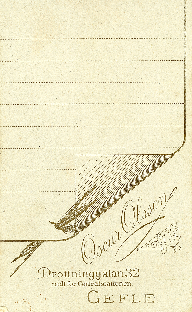 Porträtt av ung man.