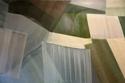 Geografiske oversikter, et sted å sveve uten å falle [Maleri