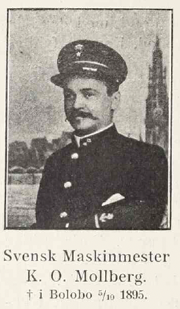 Svensk maskinist i Fristaten Kongo fra 1895