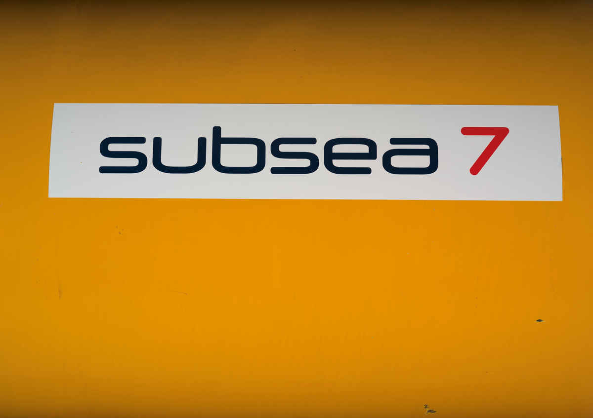 Utstillingsmodell bestående av flere rør som er buntet sammen innvendig i et større rør. Modellen er identisk med rørbunt som ble tatt i bruk på havbunnen på Gullfaks Sør i 1998.