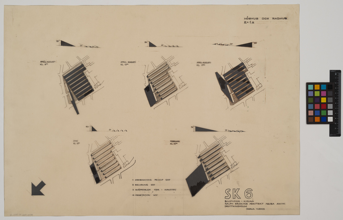 KIRUNA STUDIER
BOSTÄDER. KONTOR, BUTIKER, KYRKA MM. UTREDNING PROGRAMFÖRSLAG MED PERSP.