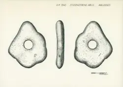 Tegning. Kølle fra Avaldsnes, Karmøy k.
