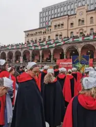 8. mars 2025, kvinnedagen, Youngstorget i Oslo. Norsk sykepl