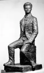 Forfatteren Bjørnstjerne Bjørnson [Statuett]