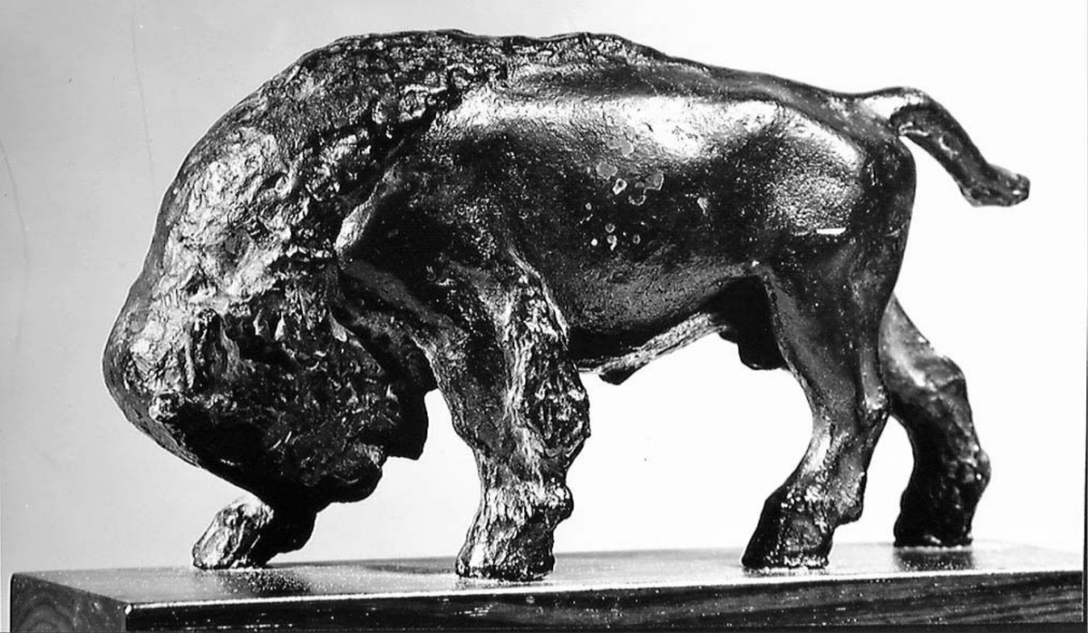 Europeisk bison [Skulptur]