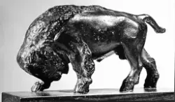 Europeisk bison [Skulptur]