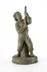 Gutt med en vannsprøyte [Skulptur]