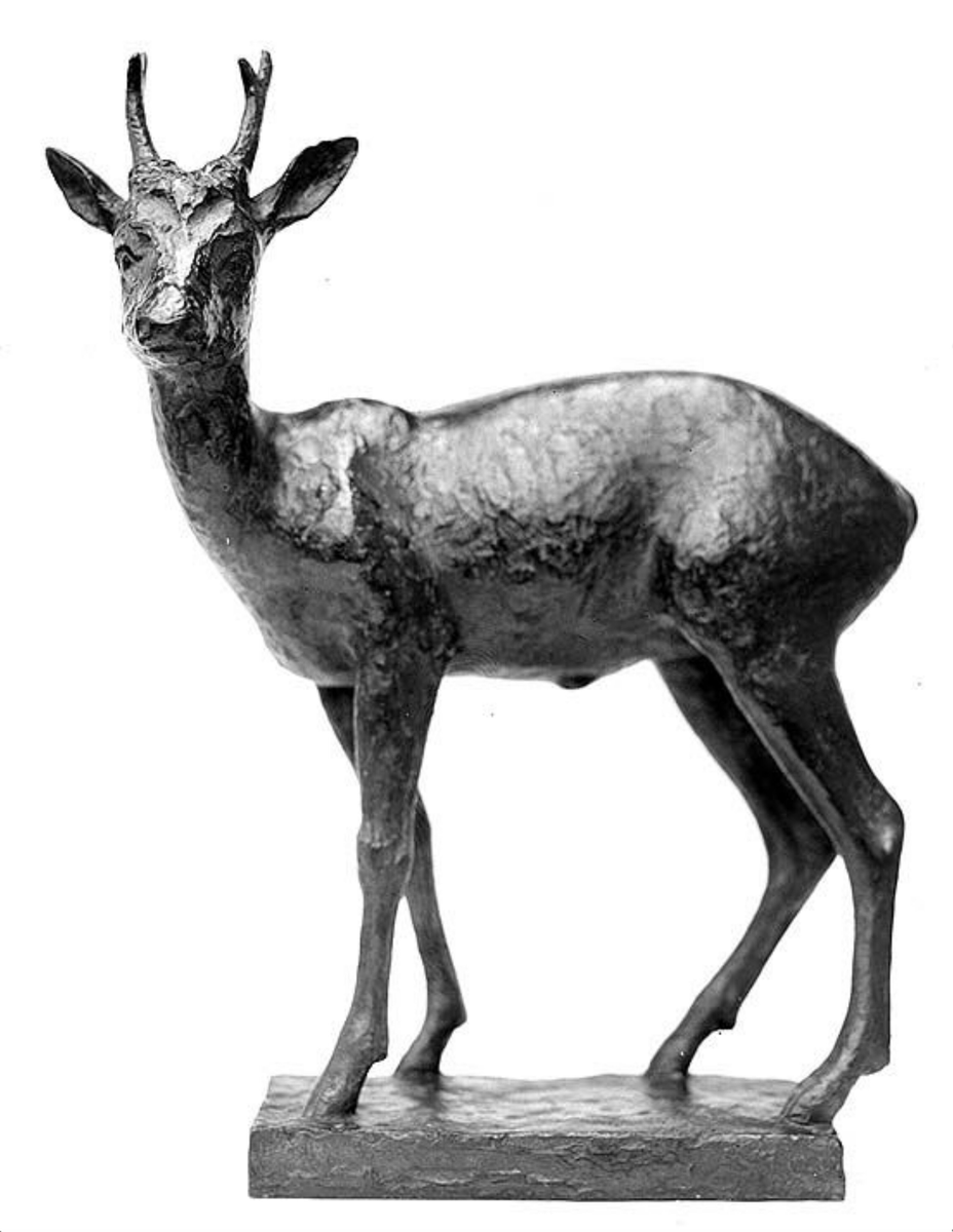 Gaffelbukk [Skulptur]