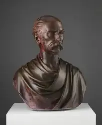 Høyesterettsadvokat Henrik O. B. Homann [Byste]