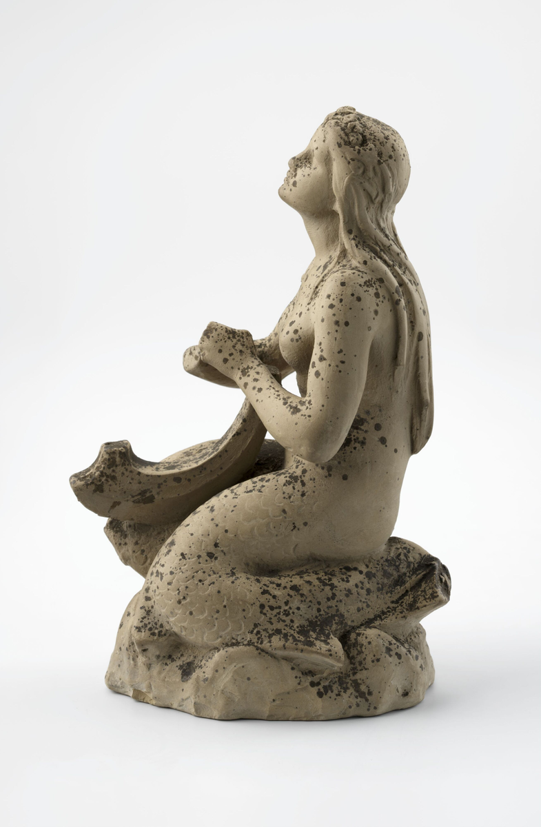 Havfrue med harpe [Statuett]