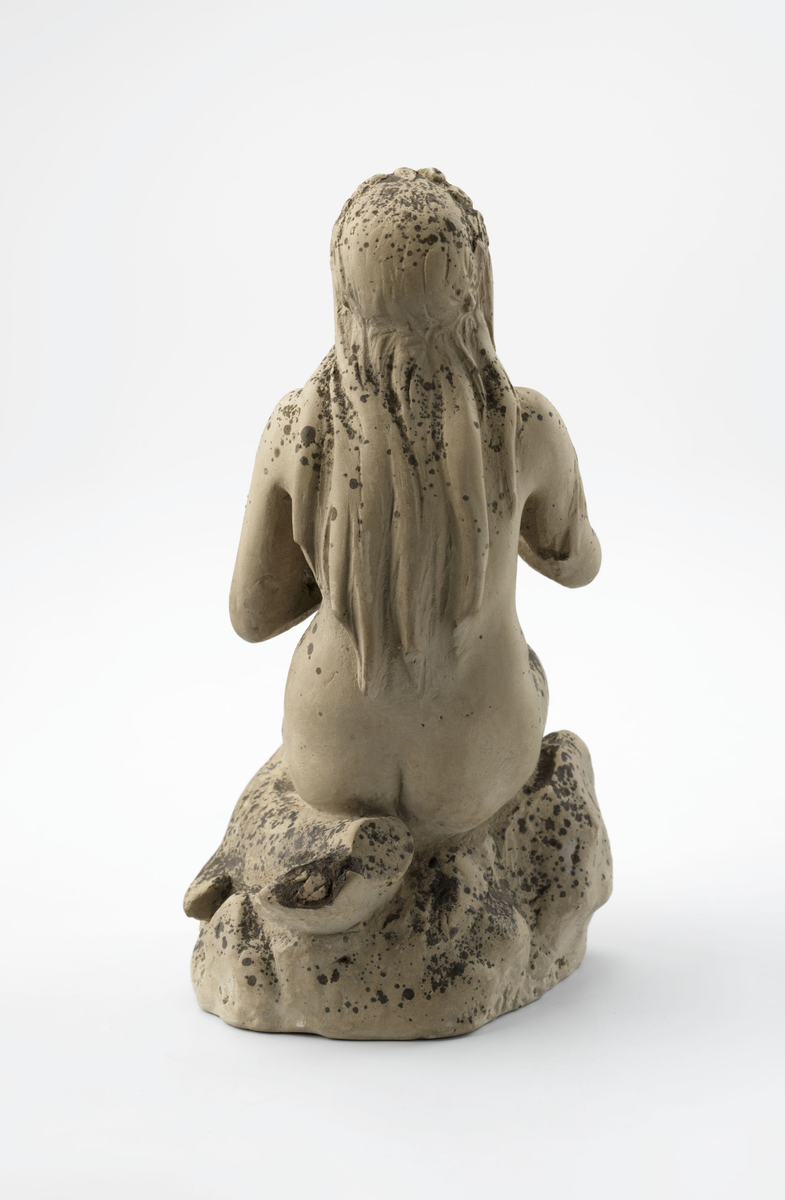 Havfrue med harpe [Statuett]