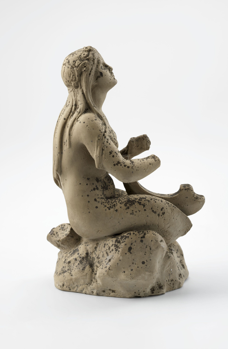 Havfrue med harpe [Statuett]