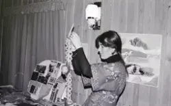 Juleforberedelser i kvinneforeningen.