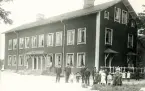 Arbetarbostäder för dom som jobbade på sågverket, kastet Bomhus, Gävle, början av 1900-talet.