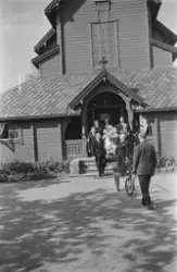 "1955"."Larsens gravferd".Grevferden til Einar Larsen f.1888