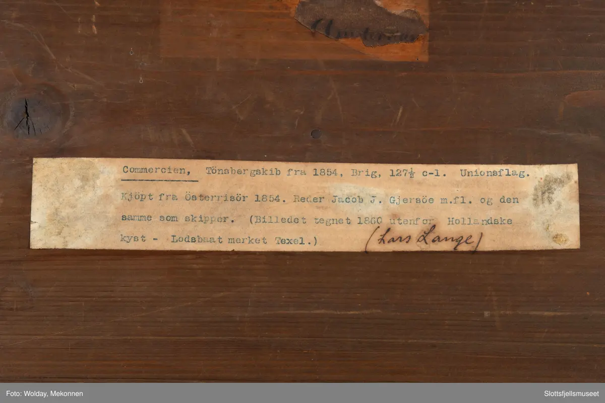 Brigg COMMERCIEN av Tønsberg