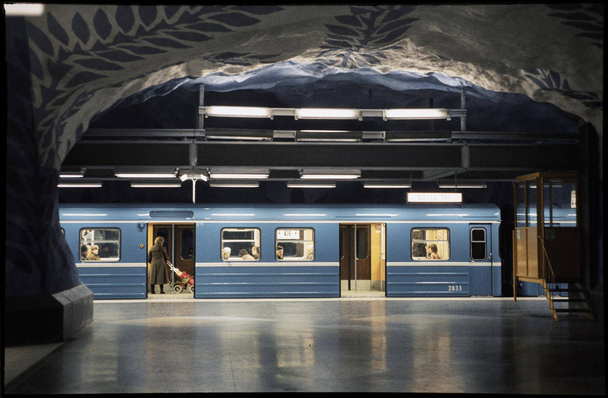 Tunnelbanestation T-Centralen år 1976