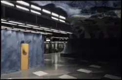 Tunnelbanestation T-Centralen år 1976
