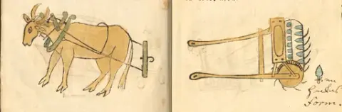 Bondestolpe av Pontus von Wulfschmidt (1730-1789).