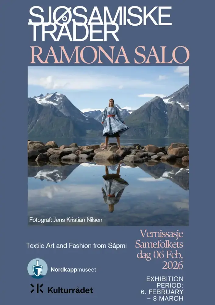 Utstillingsplakat til Sjøsamiske tråder