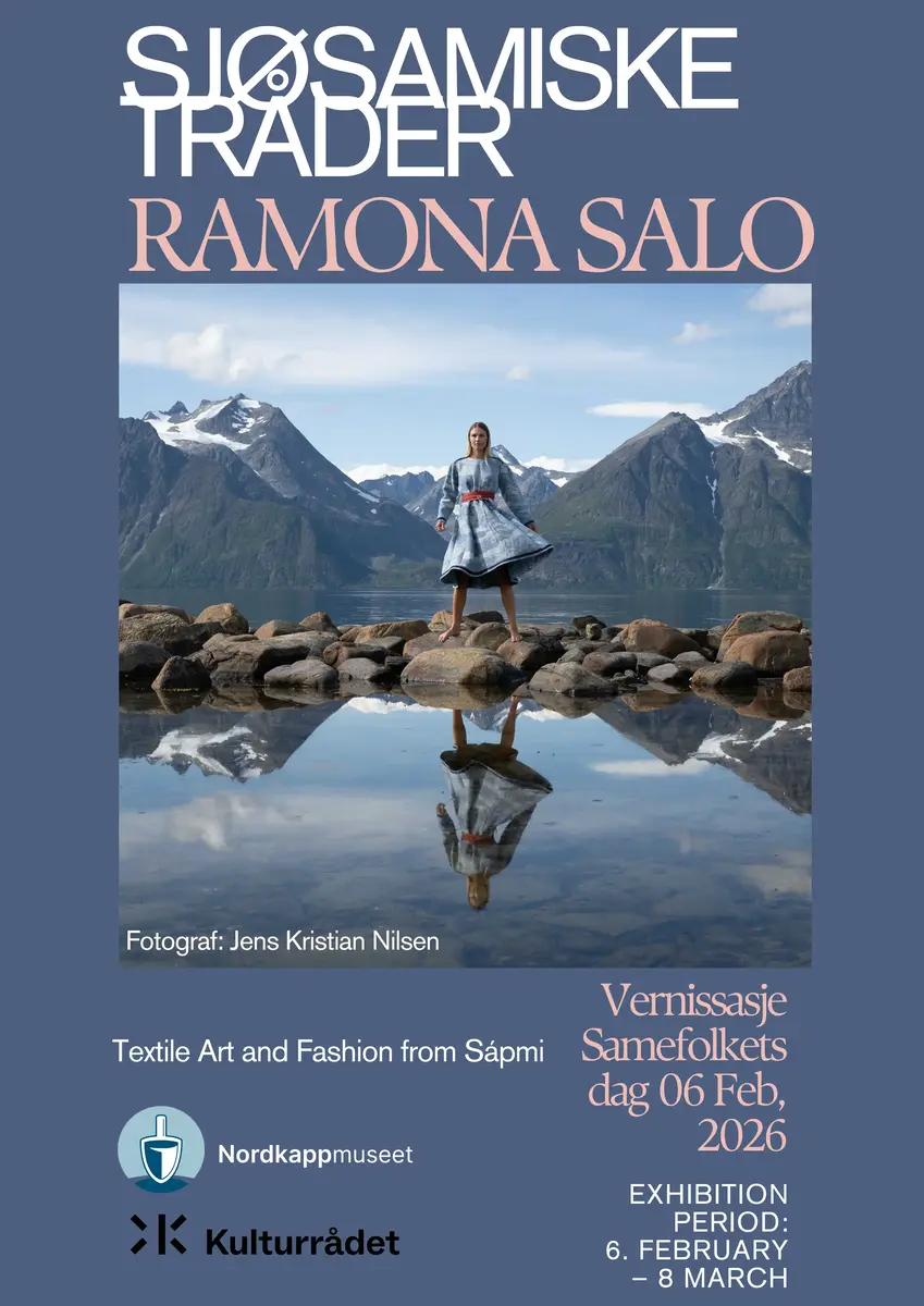 Utstillingsplakat til Sjøsamiske tråder