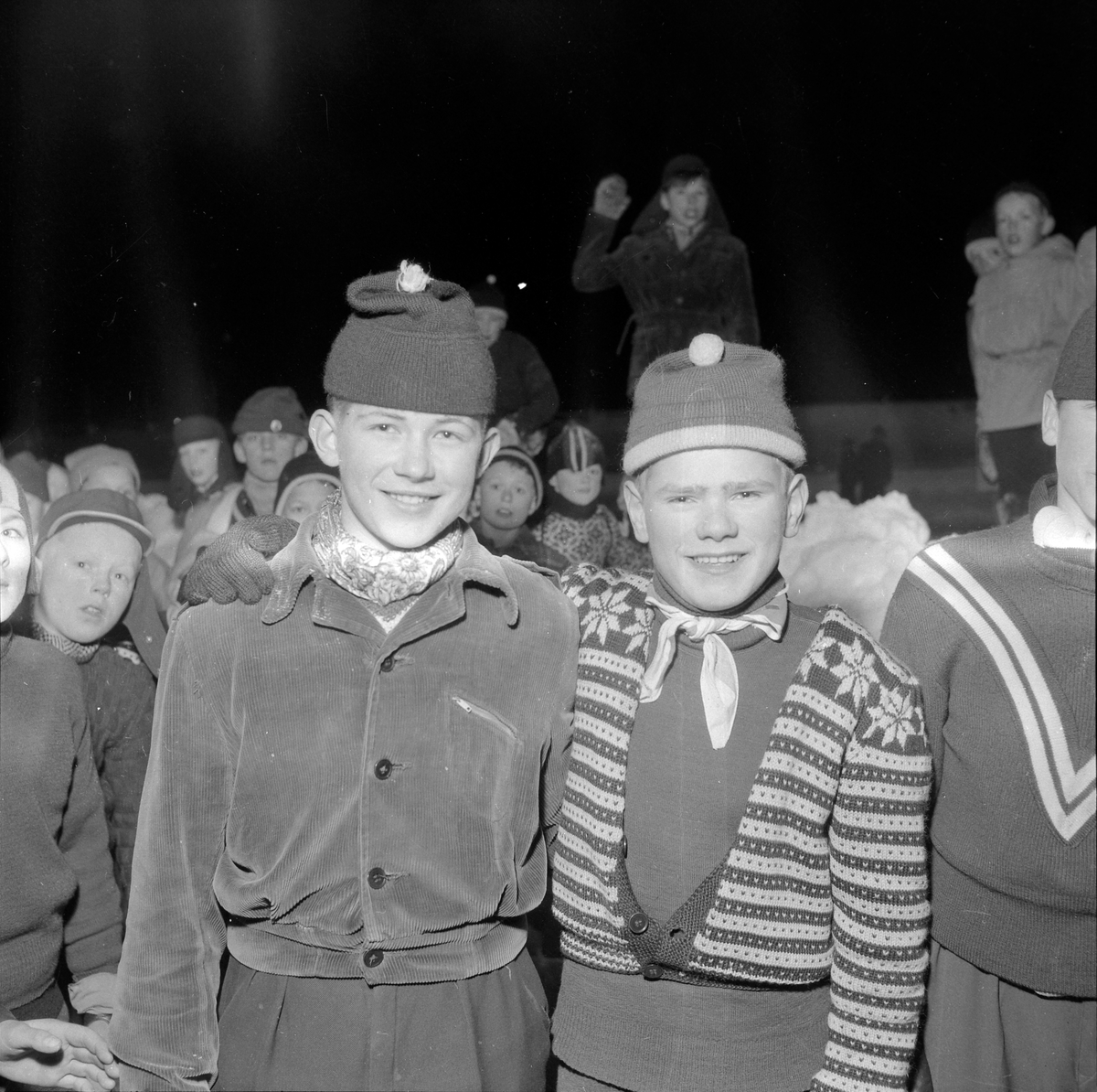 Skøyteløp for gutter på Stadion