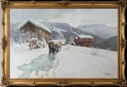 Skyss-stasjonen [Maleri]