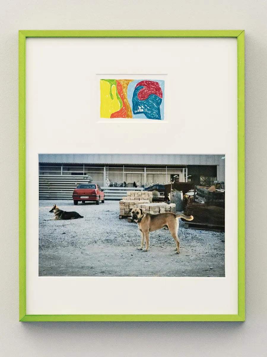 Del av utsmykkingen "Sentiments" som består av en installasjon med foto, tegning og veggmaleri. I kombinasjon med fotografiene som kunstneren har tegnet oppå, har han også montert oppklipte fragmenter av sin egen tegninger og akvareller. Foto og tegninger er rammet inn som dobbeltbilder, og montert på vegg i ulike grupper.

Kunstverket tar utgangspunkt i et opphold kunstneren hadde ved et bronsestøperi i Bulgaria.