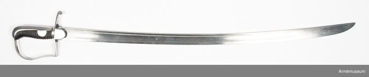 Artillerisabel m/1831 med stålfäste.