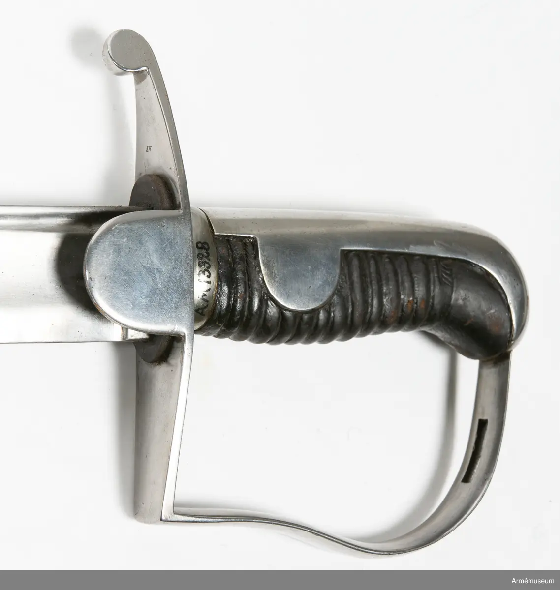 Artillerisabel m/1831 med stålfäste.