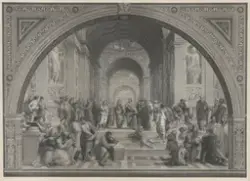 Skolen i Aten [Grafikk]