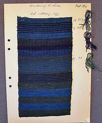 Vävprov till väska