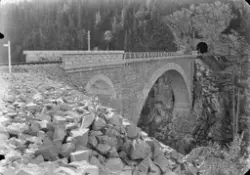 Jernbanebrua over Orkla på Dovrebanen.