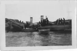 Torpedobåt av 2. kl. JO etter grunnstøting i Humlesund 6. au