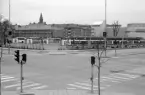 Vy mot Linköpings bussterminal 1987.