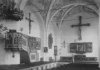 Interiör av kyrkan i Bollnäs.