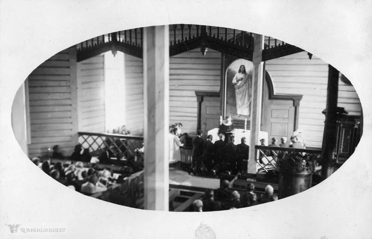 Konfirmanter i Kleive kirke.