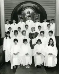 Konfirmasjon i Kleive kirke.