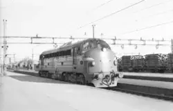 Diesellokomotiv Di 3 641 på Hamar stasjon