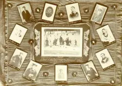 Minnesporträtt av besättningen på ubåten HMS A1 som förliste