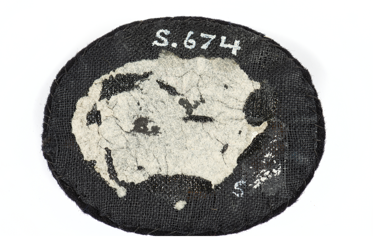 Mössmärke från Stockholms Rederi AB Svea.