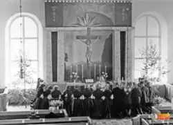 Konfirmation Segersta kyrka, ca 1955