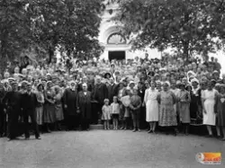 Ärkebiskop Nathan Söderblom visiterar Hanebo-Segersta försam