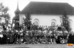 Undersviks kyrka, gruppfoto taget i samband med större kyrkl