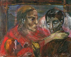 Hjem blindet [Maleri]