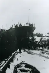 Pansarskeppet THULE sjösätts vid Finnboda varv.