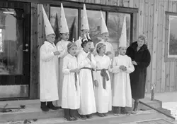 Lucia utanför Landsort nya skola