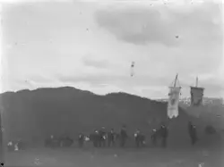 Losje Bjergmanden og muligens en annen losje på tur