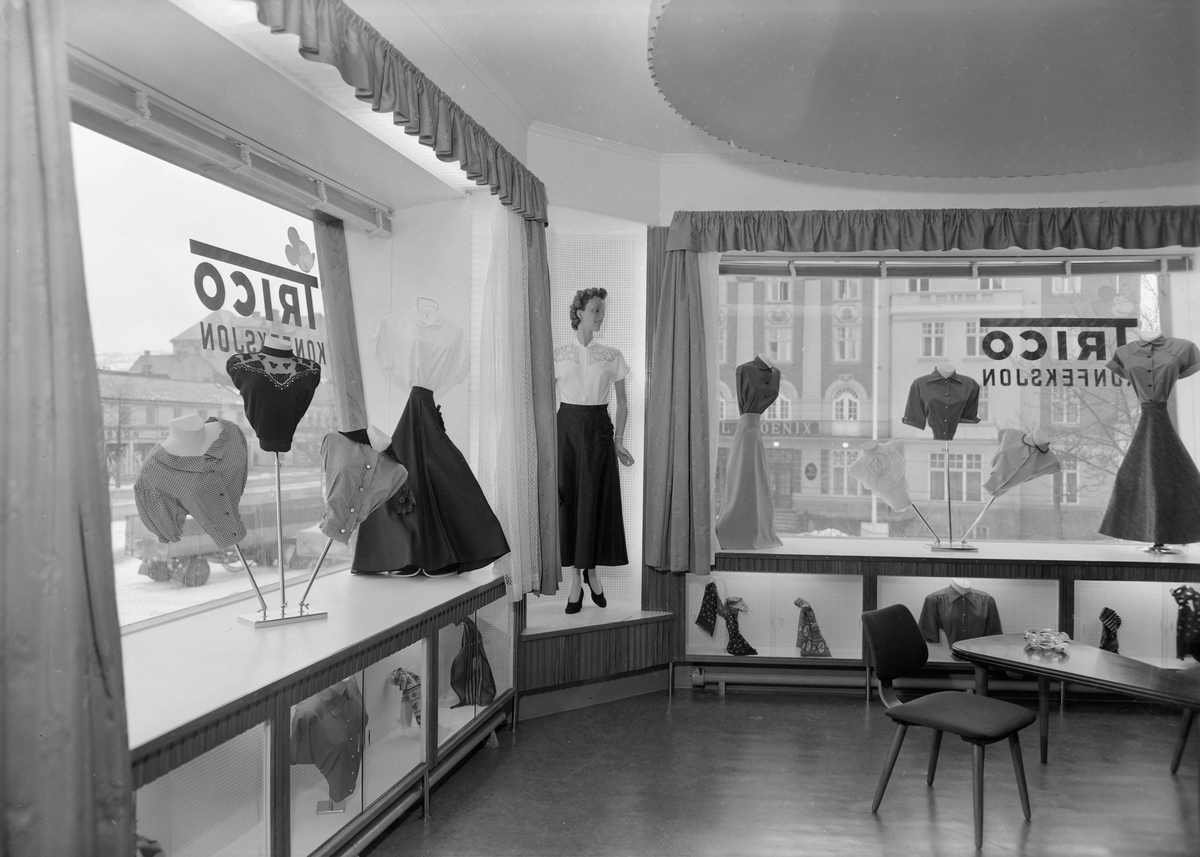 Trico, trikotagemagasinet, interiør