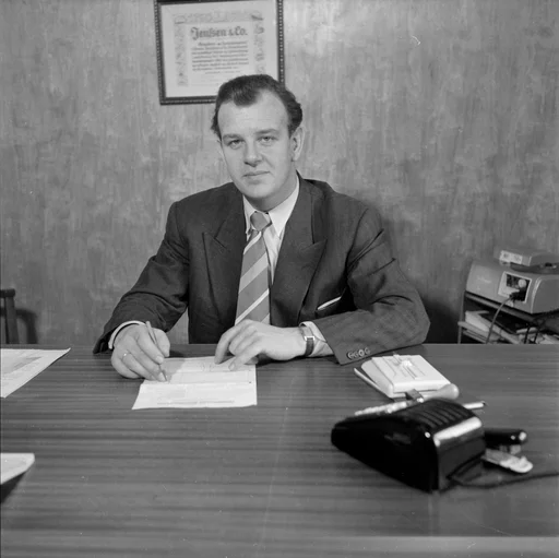 Jenssen & Co, bilder av ansatte i firmaet